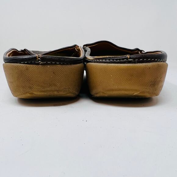 Van Hoang Custom Shoe Mules Slip On Casual Brown - 39 - Picture 3 of 7